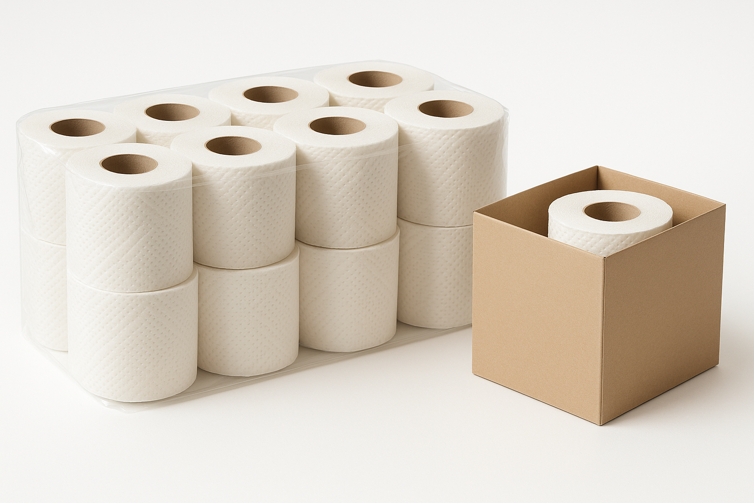 Essuie-main mini – Colis de 12 rouleaux