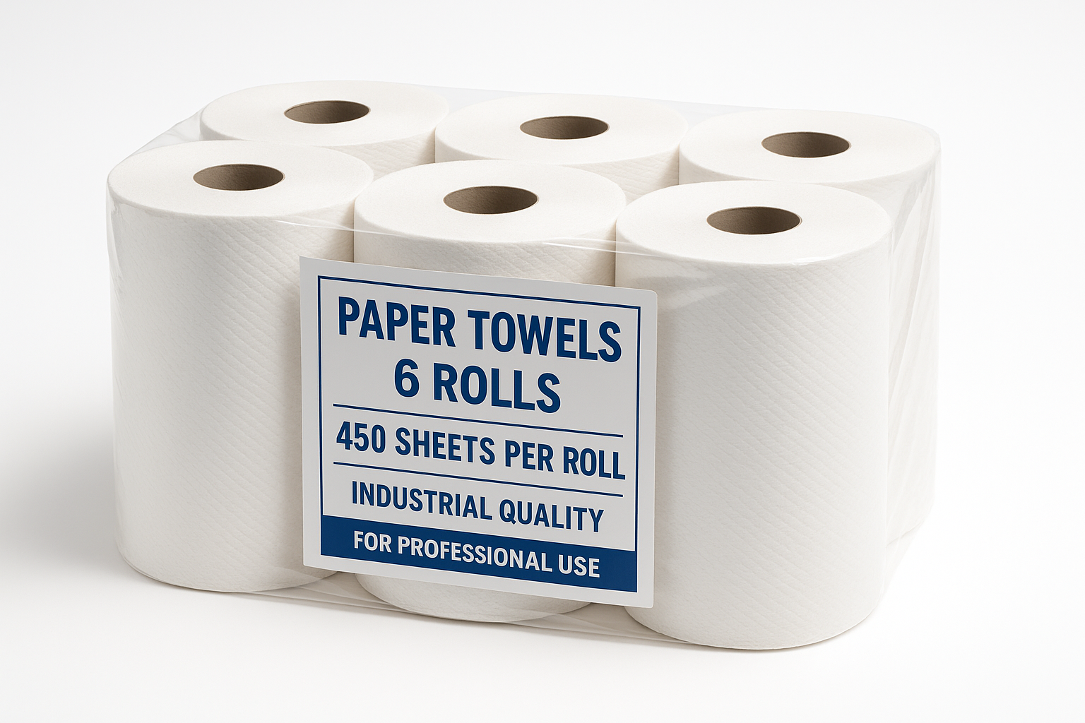 Essuie-mains midi 450F – Colis de 6 rouleaux
