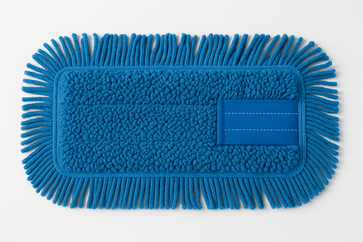 Frange microfibres 40 cm renforcée – Bleu