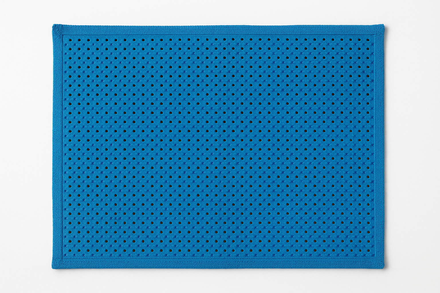 Lavette ajourée bleu 50×36 cm