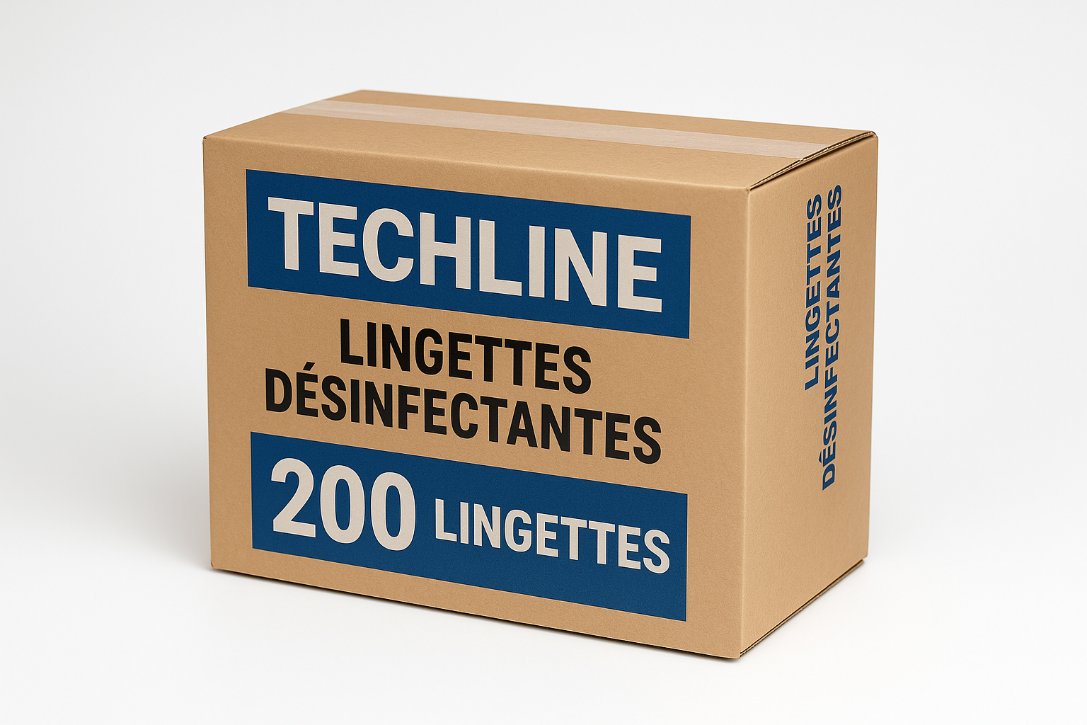 Lingettes désinfectantes Techline – Boîte de 200
