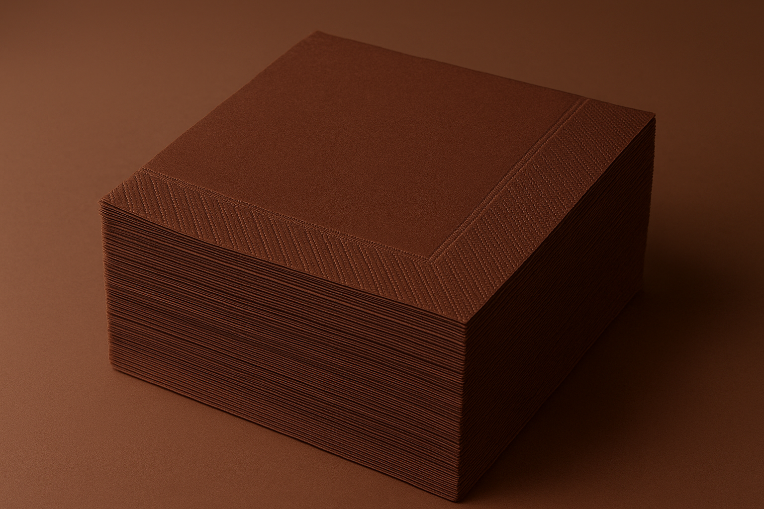 Serviettes en papier Chocolat – 38×38 Paq 40